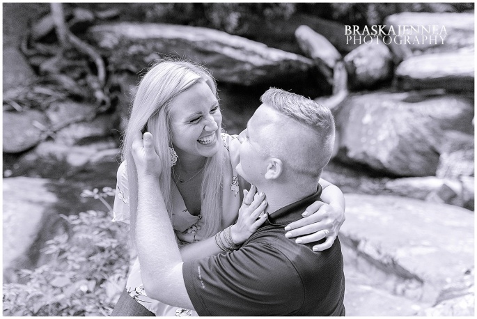 An Ocoee River Waterfall Engagement - Chattanooga Wedding Photographer - BraskaJennea Photography_0005.jpg